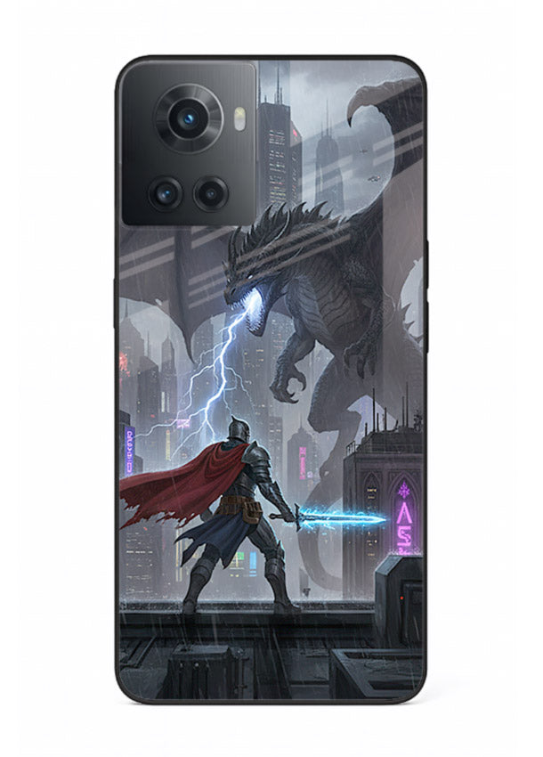 Lightning Clash thunder artwork cover for OnePlus 10R