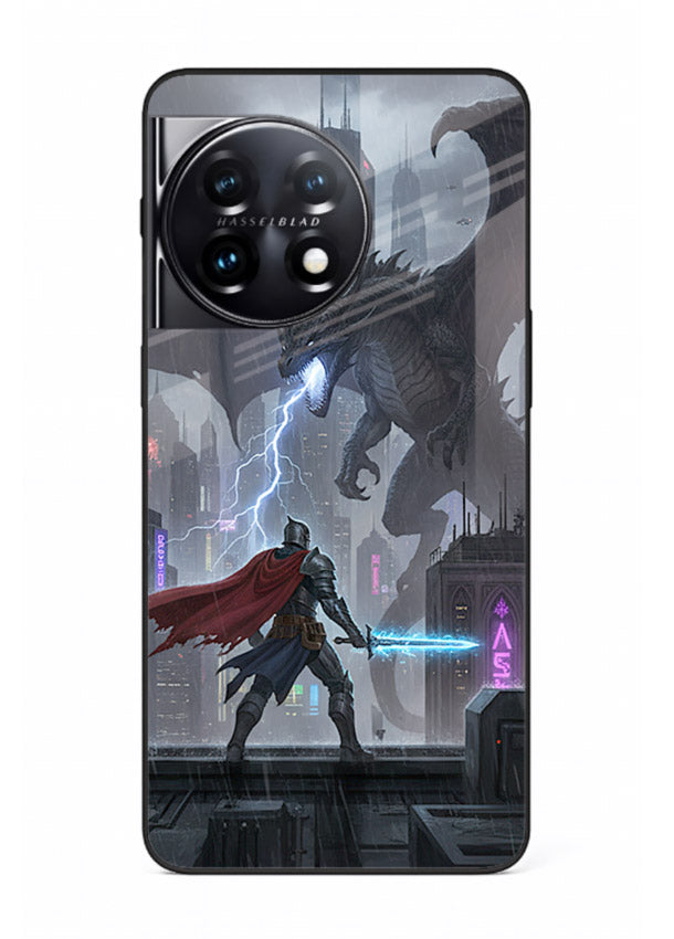 Lightning Clash thunder artwork cover for OnePlus 11