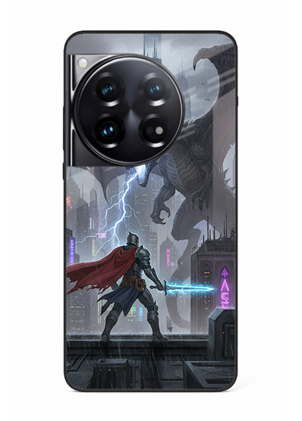 Lightning Clash thunder artwork cover for OnePlus 12