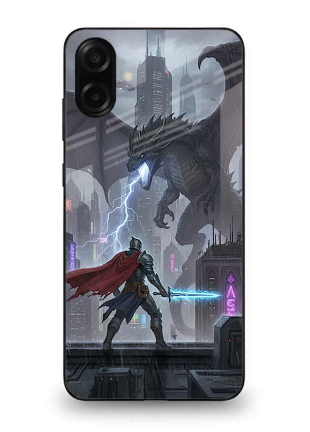 Lightning Clash thunder artwork cover for Samsung A06 5G