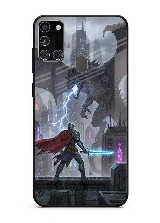 Lightning Clash thunder artwork cover for Samsung A21s