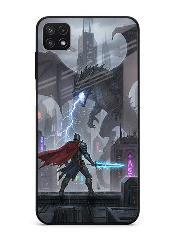 Lightning Clash thunder artwork cover for Samsung A22 5G
