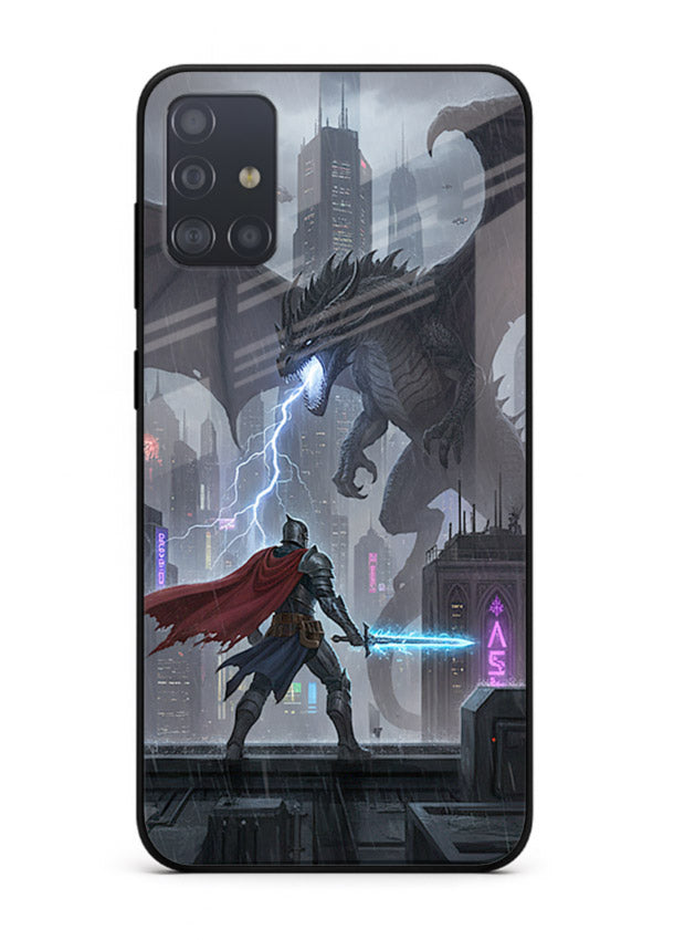 Lightning Clash thunder artwork cover for Samsung A51