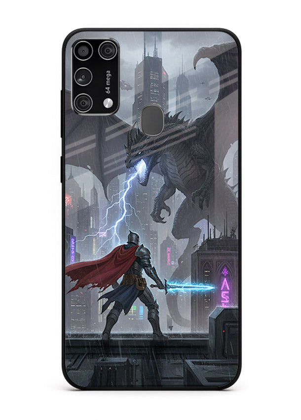 Lightning Clash thunder artwork cover for Samsung M31 Prime