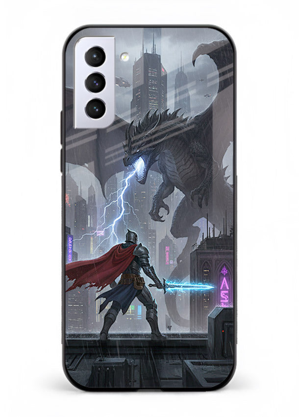 Lightning Clash thunder artwork cover for Samsung S21 Plus