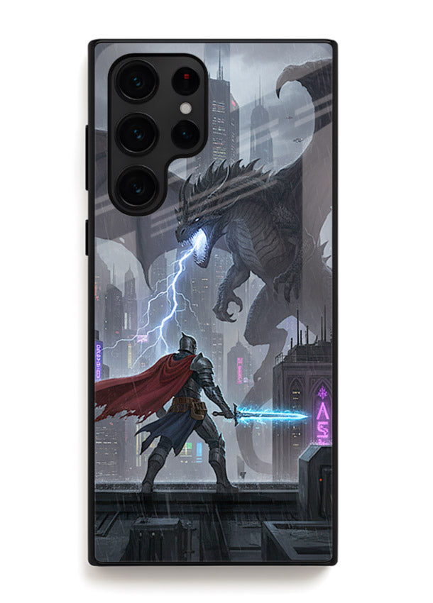 Lightning Clash thunder artwork cover for Samsung S22 Ultra