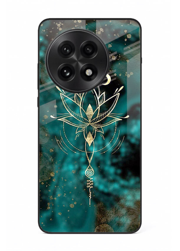 Mystic lotus cosmic shine artwork OnePlus 13R glass spiritual fantasy case