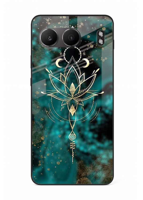 Mystic lotus cosmic shine artwork OnePlus Nord 4 glass spiritual fantasy case