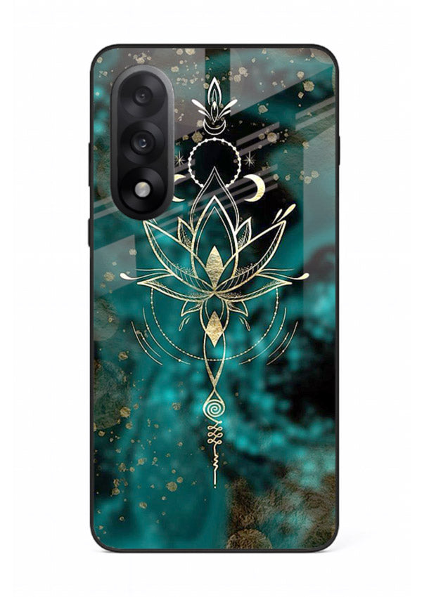 Mystic lotus cosmic shine artwork OnePlus Nord 5 glass spiritual fantasy case