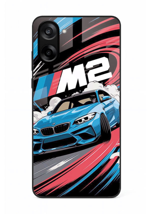 BMW M2 with racing graphic motion effect and sporty design layout for OnePlus Nord CE5