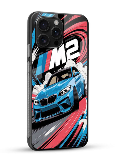 BMW M2 with racing graphic motion effect and sporty design layout - 2