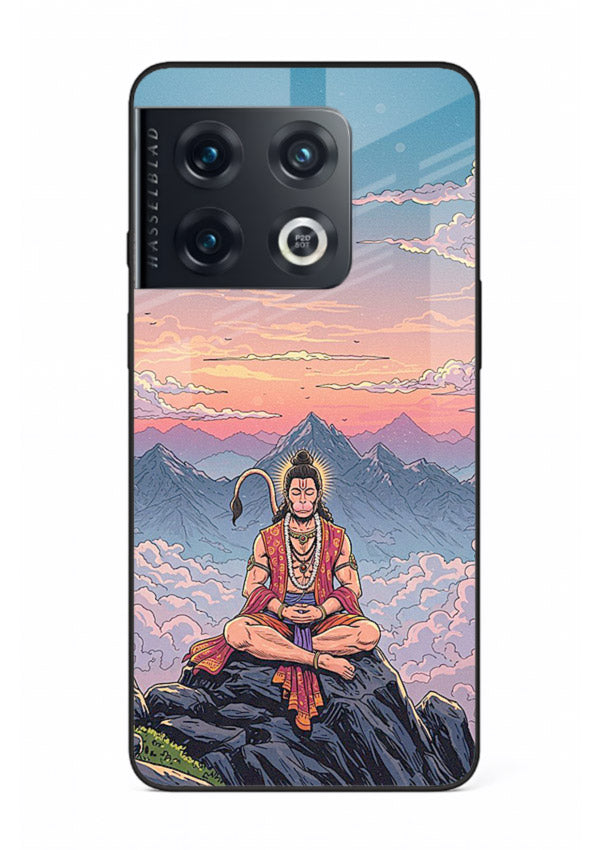Meditation mountain peace artwork OnePlus 10 Pro glass back calm spiritual cover