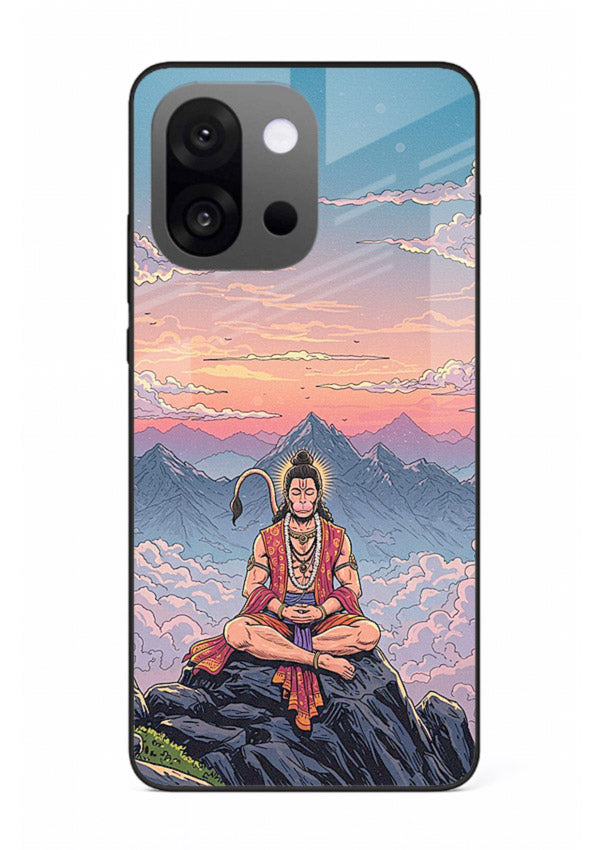 Meditation mountain peace artwork OnePlus 13s glass back calm spiritual cover