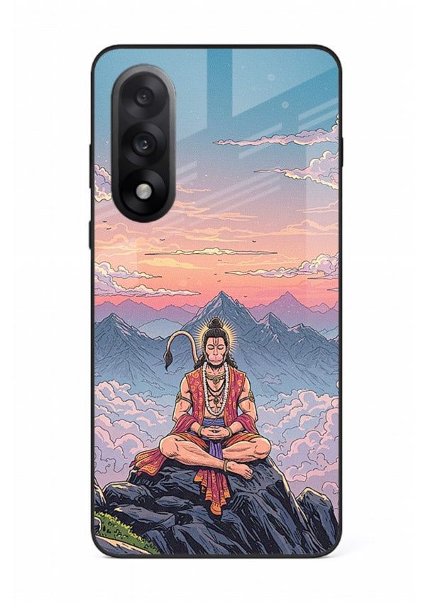 Meditation mountain peace artwork OnePlus Nord 5 glass back calm spiritual cover