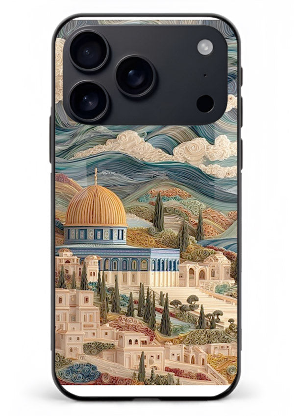 Mediterranean Dream Coast scenic coastline artwork iphone 18 pro max glass back cover