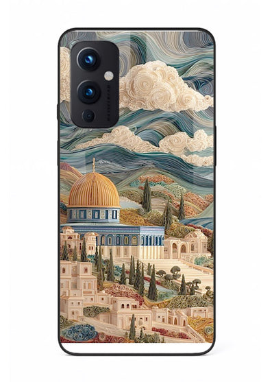Mediterranean Dream Coast scenic coastline artwork OnePlus 9 Pro glass back cover
