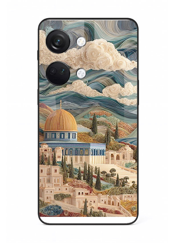 Mediterranean Dream Coast scenic coastline artwork OnePlus Nord 3 glass back cover