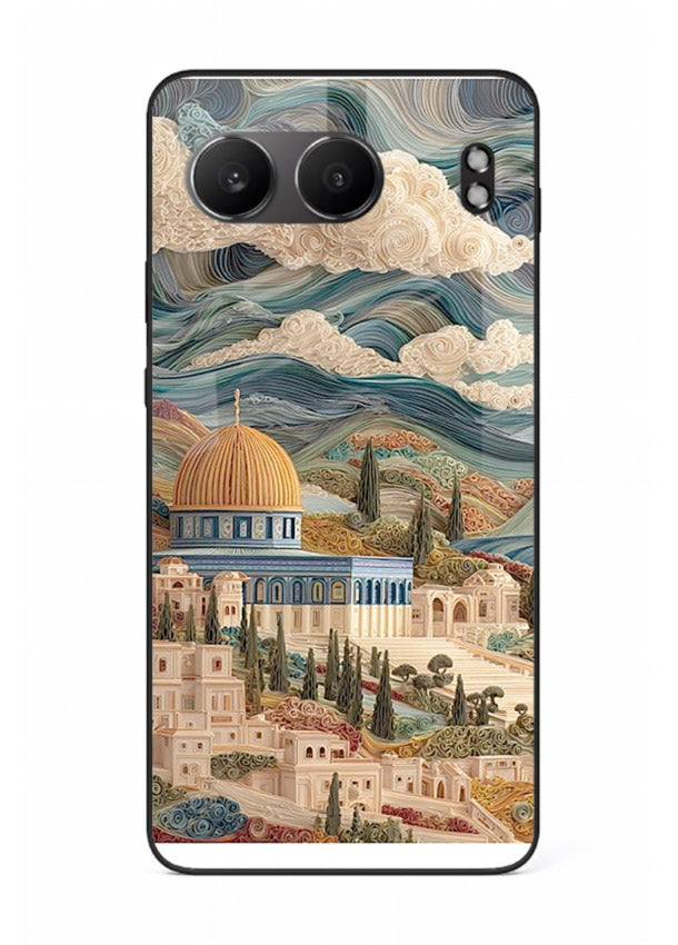 Mediterranean Dream Coast scenic coastline artwork OnePlus Nord 4 glass back cover