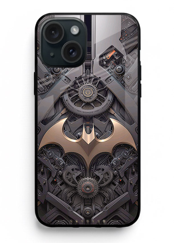 Dark racing car with aggressive styling for iPhone 15 Plus Back Cover