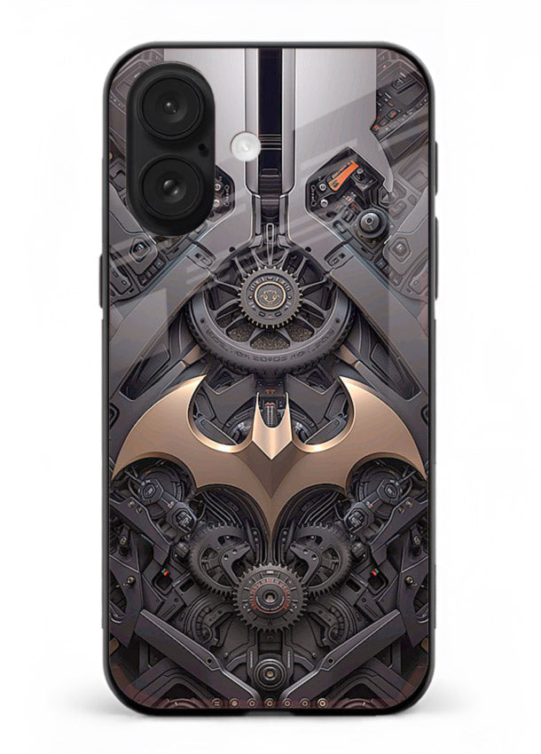 Dark racing car with aggressive styling for iPhone 16 Back Cover