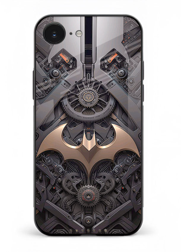 Dark racing car with aggressive styling for iPhone 16E Back Cover