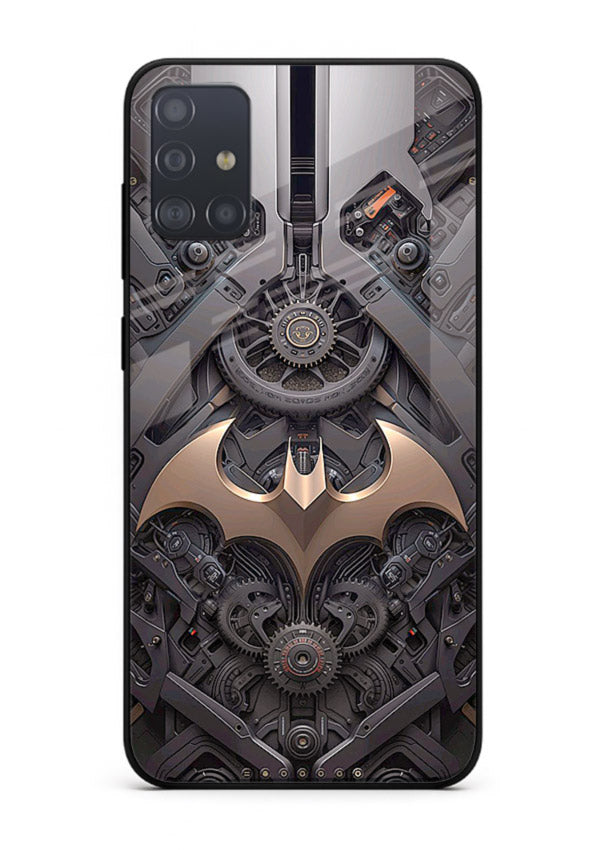 Dark racing car with aggressive styling for Samsung A51 Back Cover