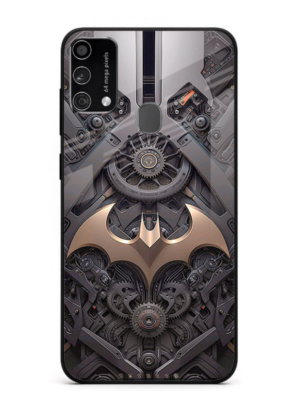 Dark racing car with aggressive styling for Samsung F41 Back Cover