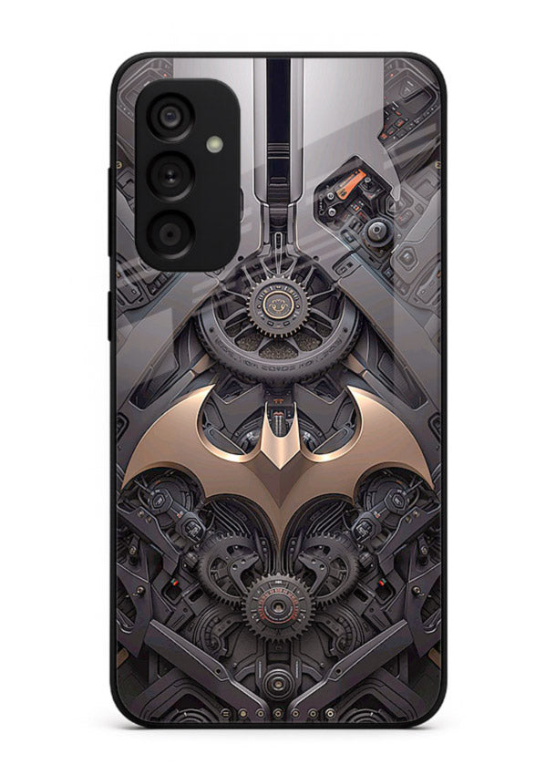 Dark racing car with aggressive styling for Samsung M13 4G Back Cover