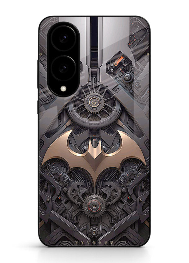 Dark racing car with aggressive styling for Samsung S25 Edge Back Cover