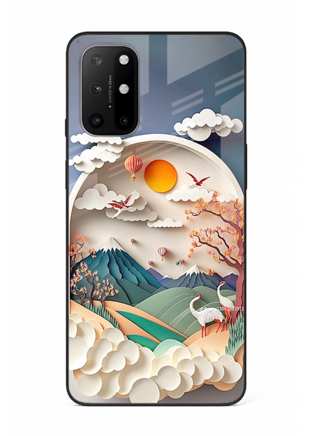 Miniature Scenic World tiny landscape artwork OnePlus 8T glass back cover