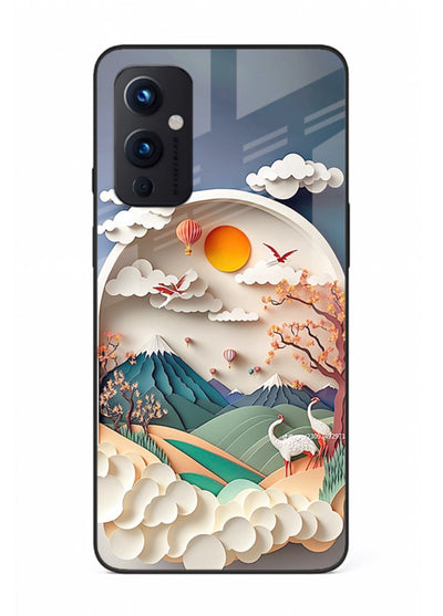 Miniature Scenic World tiny landscape artwork OnePlus 9 Pro glass back cover