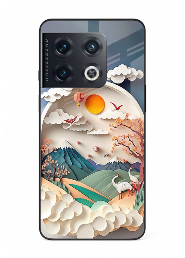 Miniature Scenic World tiny landscape artwork OnePlus 10 Pro glass back cover