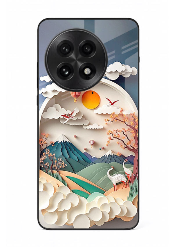 Miniature Scenic World tiny landscape artwork OnePlus 13R glass back cover