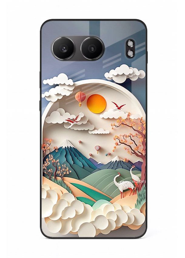 Miniature Scenic World tiny landscape artwork OnePlus Nord 4 glass back cover