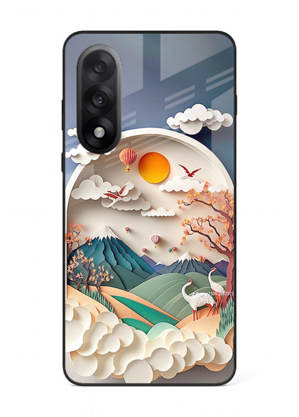 Miniature Scenic World tiny landscape artwork OnePlus Nord 5 glass back cover