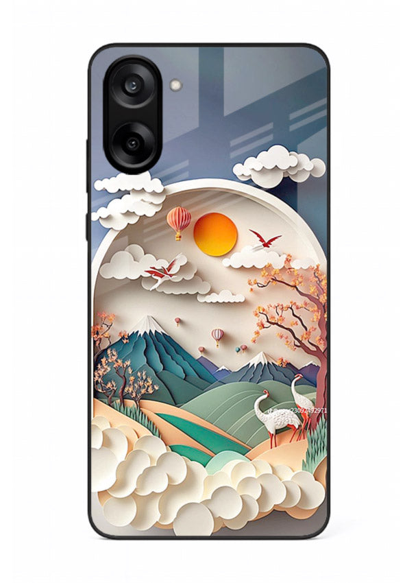 Miniature Scenic World tiny landscape artwork OnePlus Nord CE5 glass back cover