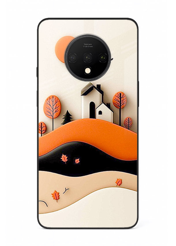 Minimal Hill House minimal hills artwork OnePlus 7T glass back cover