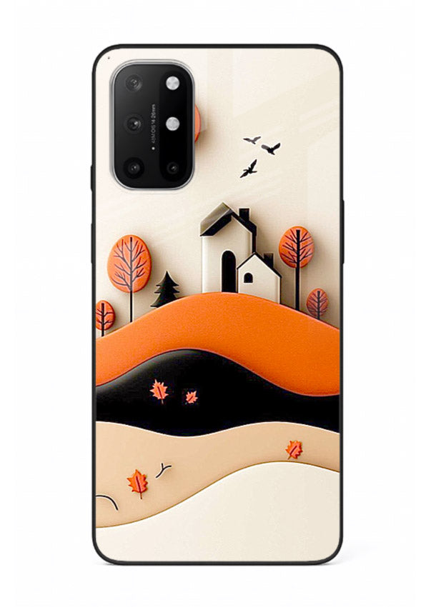 Minimal Hill House minimal hills artwork OnePlus 8T glass back cover