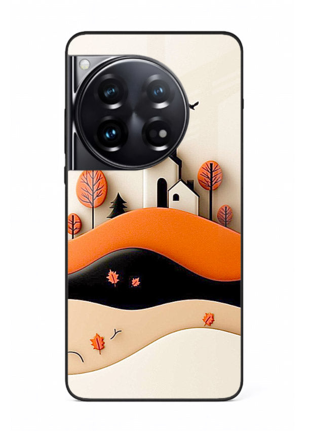 Minimal Hill House minimal hills artwork OnePlus 12 glass back cover