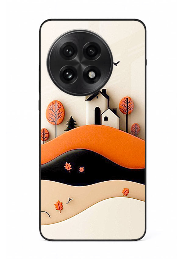 Minimal Hill House minimal hills artwork OnePlus 13R glass back cover