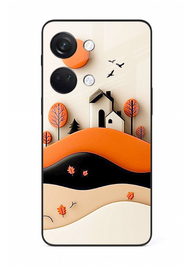 Minimal Hill House minimal hills artwork OnePlus Nord 3 glass back cover