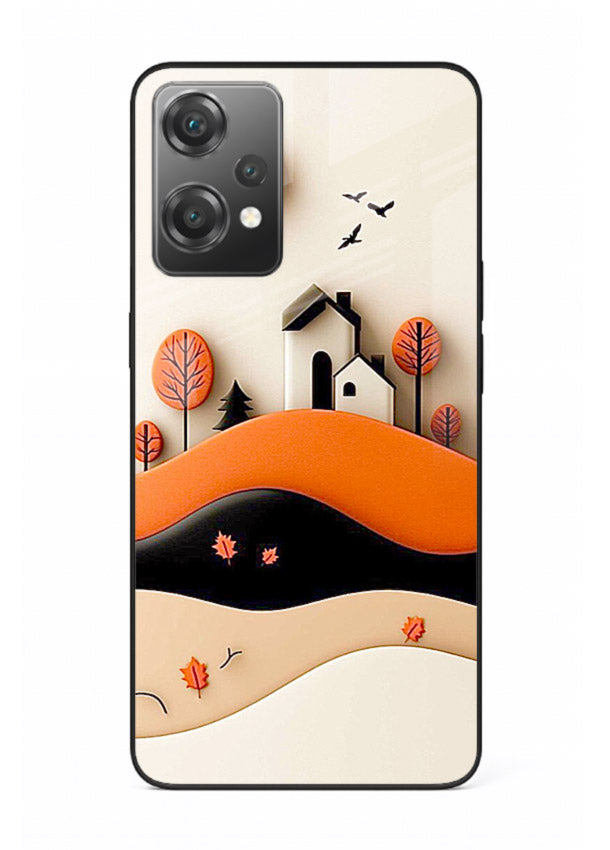 Minimal Hill House minimal hills artwork OnePlus Nord CE2 Lite 5G glass back cover