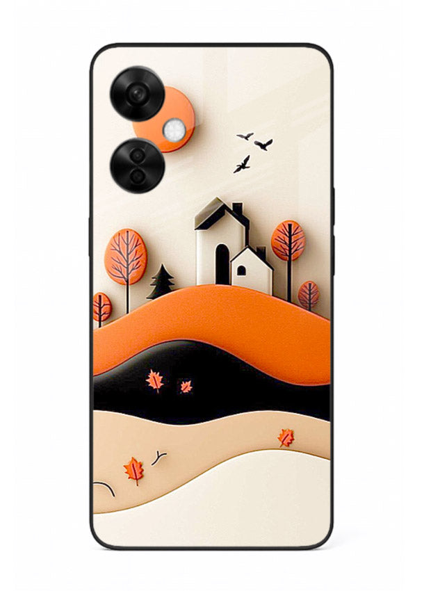 Minimal Hill House minimal hills artwork OnePlus Nord CE3 Lite glass back cover
