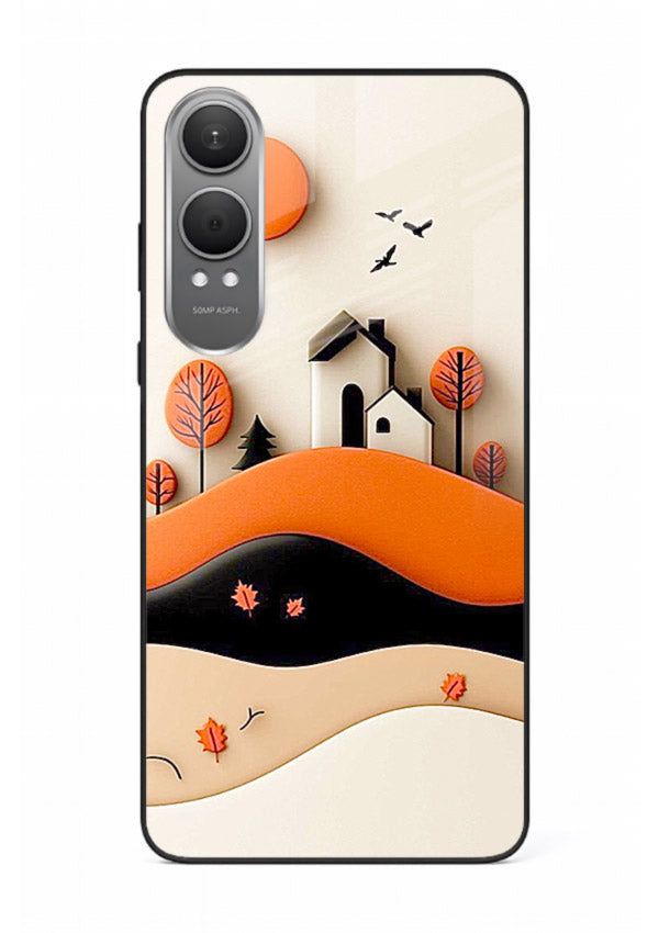 Minimal Hill House minimal hills artwork OnePlus Nord CE4 Lite glass back cover