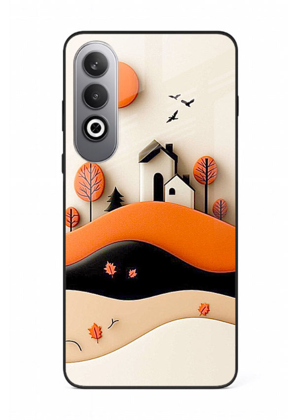 Minimal Hill House minimal hills artwork OnePlus Nord CE4 glass back cover