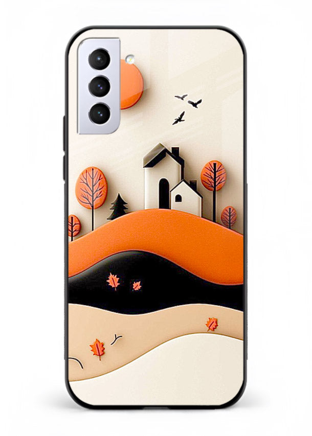 Minimal Hill House minimal hills artwork Samsung S21 FE glass back cover