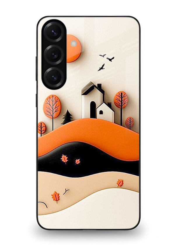 Minimal Hill House minimal hills artwork Samsung A25 5G glass back cover