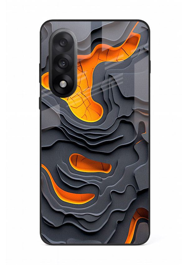 Molten Layer Depth glowing abstract layered pattern OnePlus Nord 5 glass back cover