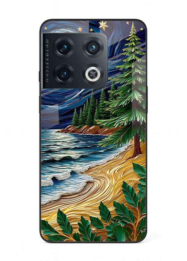 Moonlit Ocean Pines moonlit pine coast artwork OnePlus 10 Pro glass back cover
