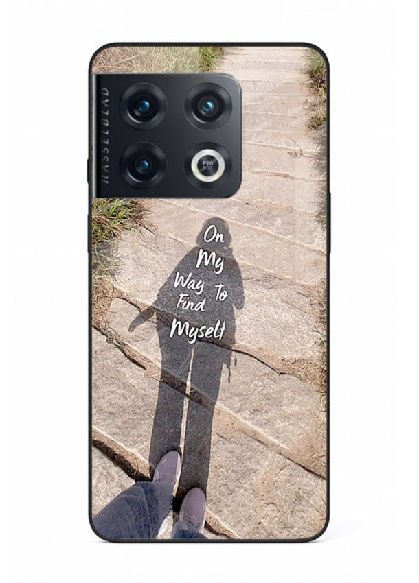 Mountain Path Motivation hiking trail artwork OnePlus 10 Pro glass back cover